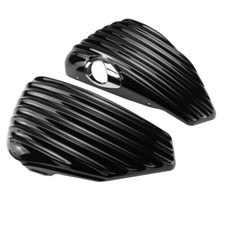 Left & Right Side Battery Oil Tank Cover For Harley Sportster XL883 XL1200 04-13