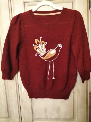 Cute mohair knitted puff - cute,