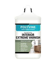 Polyvine Interior Extreme Varnish - Dead Flat or Satin Finish
