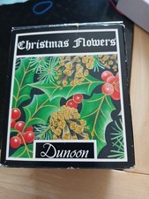 Dunoon Christmas  Flowers Holly Mug  Yuletide By Caroline Bessey  Boxed  Vintage