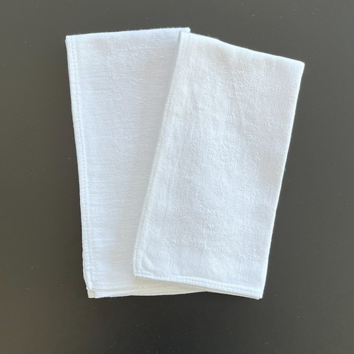 Vintage two white damask - two,