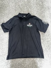 Mens BECKS VIER Polo Shirt,Size Large, Black, Graphic, Nightlife, Pub