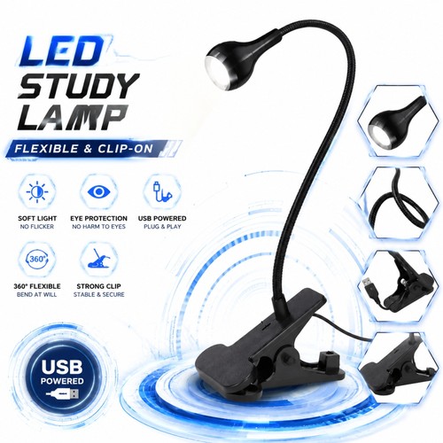 Usb led clip lamp - led,