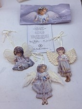 Bradford Editions Heavens Little Angels Ornament Collection 1st Edition Set of 3