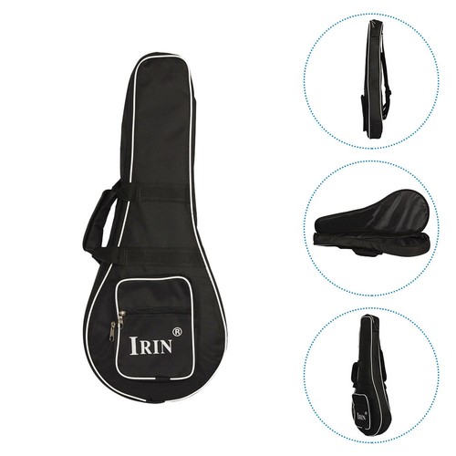 1pc black mandolin gig bag - black,