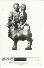 GB Dorset Dorchester - Maiden Castle - Bronze Bull & Human Bust