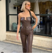 Zara Chocolate Brown Faux