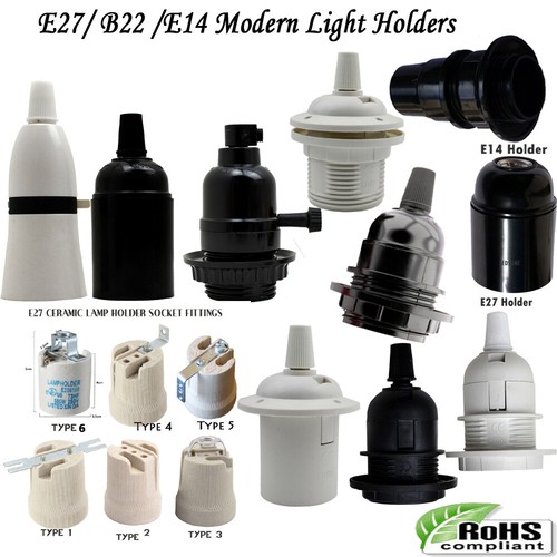 Light bulb lamp holder - 3x,