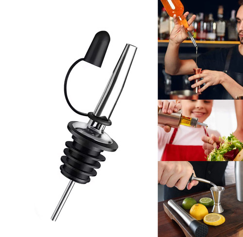 Stainless steel bottle pourer - bottle,