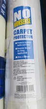 3x Carpet Protector Film, Self-Adhesive, 25m x 500mm, Reverse Wound Roll