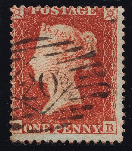 1855 penny red spec - spec, c2