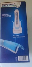 Nevadent Rechargeable 130ml Water Jet Flosser 3 Water Jet Settings with 2 Tips