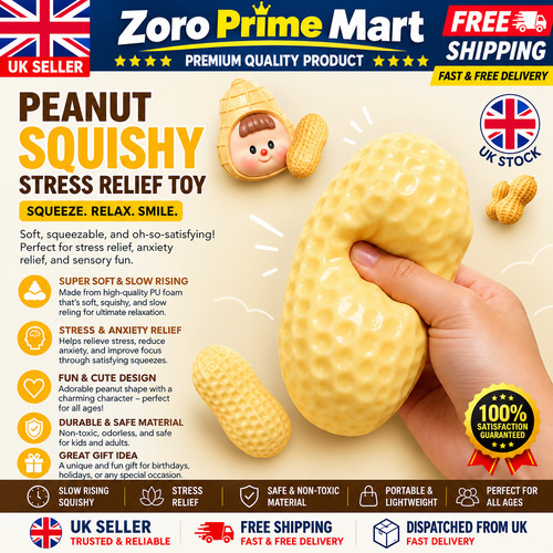 Peanut stress ball crunchy - peanut,