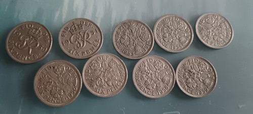 Sixpence job lot - 💞,