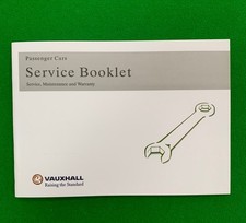 VAUXHALL ZAFIRA SERVICE BOOK