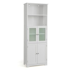 Wood Tall Storage Cabinet 2