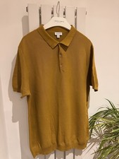 Sunspel Mustard XL Knitted