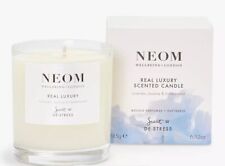 NEOM SCENT TO DE-STRESS SINGLE WICK CANDLE 185G - Brand New RRP £38