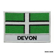 Devon County Flag Patch Iron On Patch Sew On Embroidered Patch