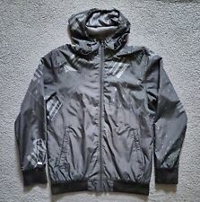 Volcom V Line Hooded Jacket Mens L Black Wind/Rain Resistant Lined Lightweight