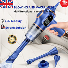 95000pa Powerful Car Vacuum Cleaner Wet/Dry Cordless StrongSuction Handheld 120W
