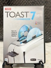 VINTAGE ROXIO TOAST 7 TITANIUM MAC SOFTWARE CD BURNING PROGRAM WITH KEY