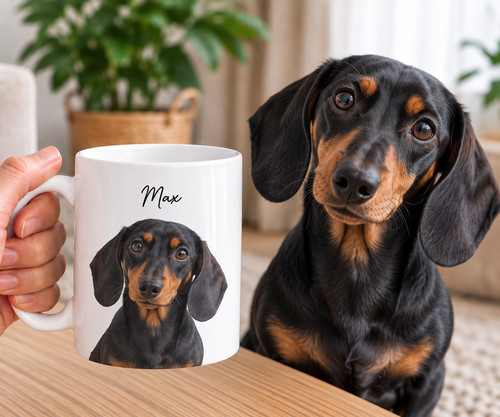 Personalised pet mug - personalised,