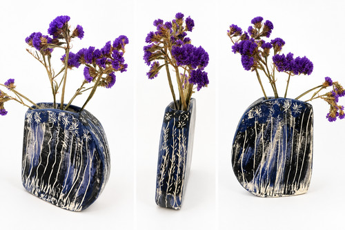 Handmade ceramic vase pottery - vase,