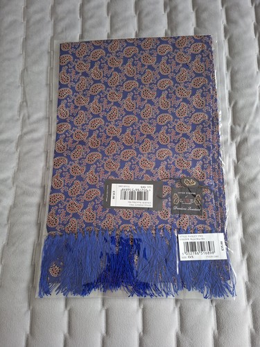 New paisley silk scarf - new,