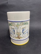 Vintage French Apothecary Pot ‘ELIXIR DE LONGUE VIE’ Faïence Elixir Of Long Life