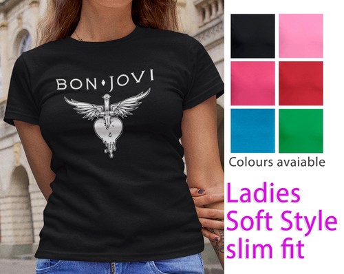 Bon jovi ladies black shirt - black,