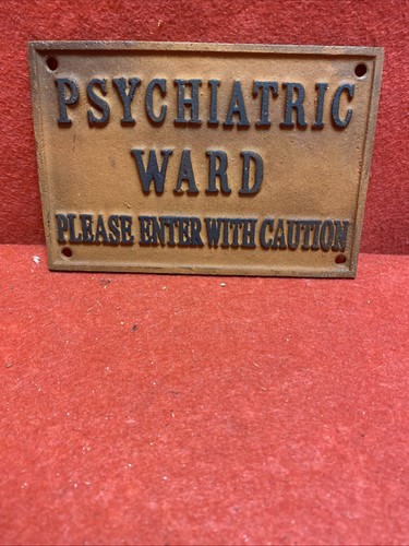 Psychiatric ward cast - cast, iron