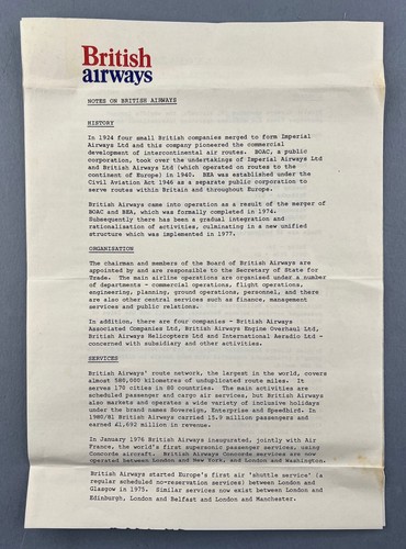 British airways airline - airways,