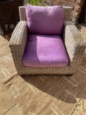 Lovely Wicker armchair 1970s heavy and very well made great accent to any room 