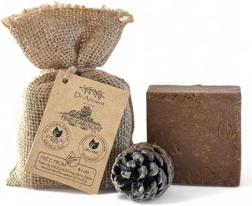Ancient black soap bar - black,