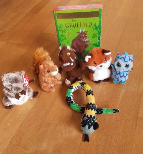 The gruffalo toys - 2x, new