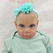 Handmade 24" Black Reborn Baby Doll Realistic Biracial Vinyl Newborn Doll Gift