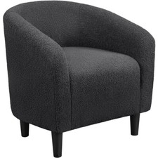 Tub Chair Armchair Boucle Club
