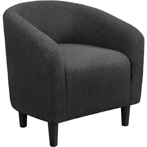 Tub chair armchair - armchair, boucle
