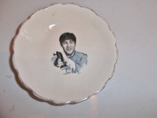 THE BEATLES JOHN LENNON OFFICIAL WASHINTON BONE CHINA TRINKET DISH 1964 AWESOME