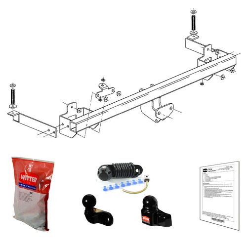 Witter towbar for fiat - for, doblo