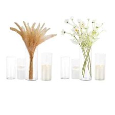 EylKoi Glass Hurricane Candle