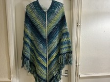Hand Crochet Woman Poncho