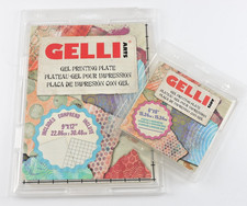 GELLI Arts Set of 2 Gel Printing Plates - 9"x12" & 6"x6" - Lot 4441