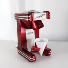 SMART SNOWCONE Retro Single Snow Cone Maker Crushed Ice Slushie Nostalgia  - EHB