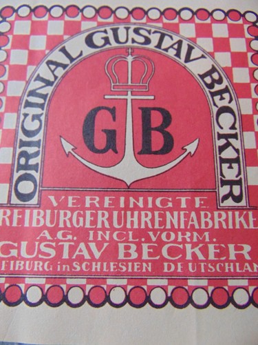 Gustav becker german regulator - gustav,