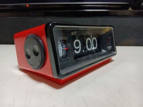 Seiko qn450r flip clock red - seiko,