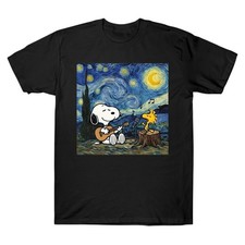 Snoopy Woodstock Starry Night
