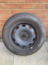 VOLKSWAGEN GOLF MK4 15" STEEL WHEEL WITH GOOD TYRE SPARE 195/65/R15 1J06010270