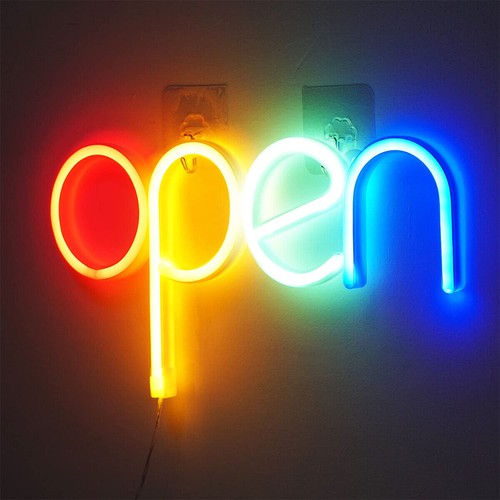 Led open sign - sign, window